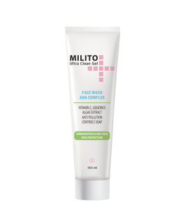 ژل شستشو صورت میلیتو مخصوص پوست چرب و مختلط